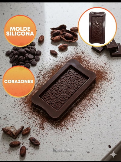 MOLDE TABLETA SILICONA CORAZONES