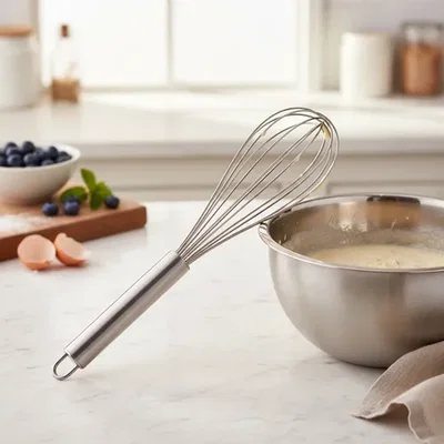 BATIDOR ACERO INOX 30CM X 1