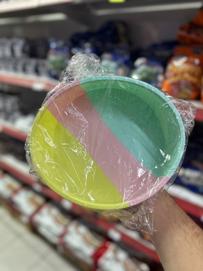 MOLDE SILICONA TRICOLOR PARA TORTA REDONDO 20CM