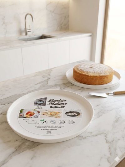 BANDEJA MULTIUSO TEXTURADA 28CM