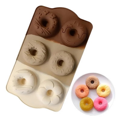 (SUPER OFERTA) MOLDE SILICONA DONA DISEÑOS SURTIDOS TRICOLOR 