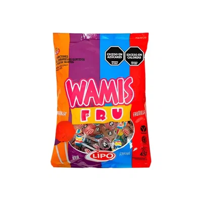 CHUPETIN WAMIS LIPO X 50 UNIDADES FRUTAL