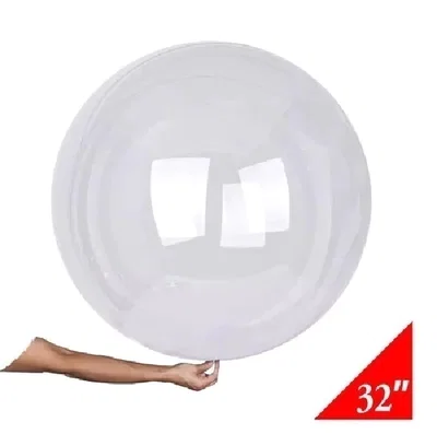 GLOBO BURBUJA 32" X 10 UNIDADES