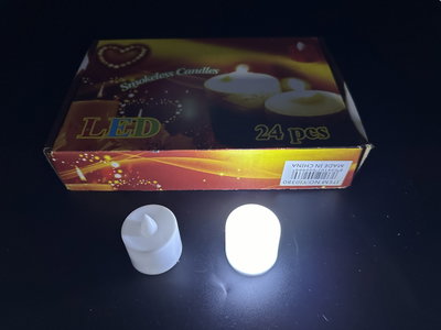 3X4CM VELITA LED FRIA X24 UNIDADES (CAJA)