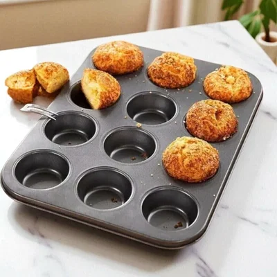 MOLDE ANTIADHERENTE CUPCAKES X 12 - 1 UNIDAD