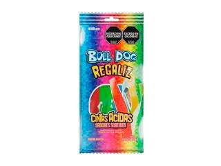 REGALIZ BULL DOG 60GR CINTAS ACIDAS X 2 UNIDADES