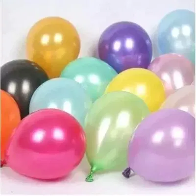 GLOBO MULTICOLOR PERLADO 12 PULG  X 25U