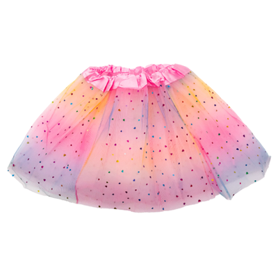 TUTU MULTICOLOR LENTEJUELAS CORAZON