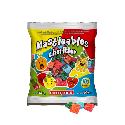 CARAMELOS MASTICABLES LHERITIER X 100 U