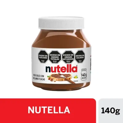 PASTA DE AVELLANAS NUTELLA X 140GR