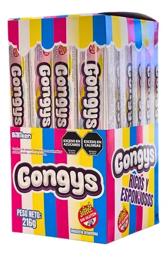 MALVAVISCO GONGYS STICK LARGOS X 18 UNIDADES