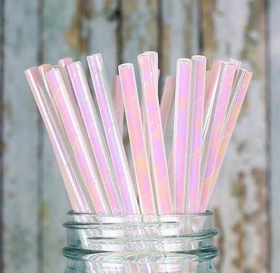 SORBETE IRIDISCENTE BLANCO X 25U