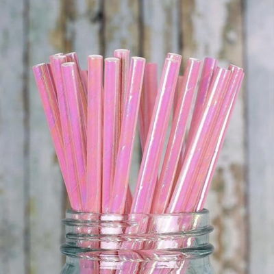 SORBETE IRIDISCENTE ROSA X 25U