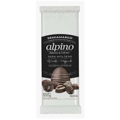 CHOCOLATE TABLETA ALPINO SEMI X 500GR 