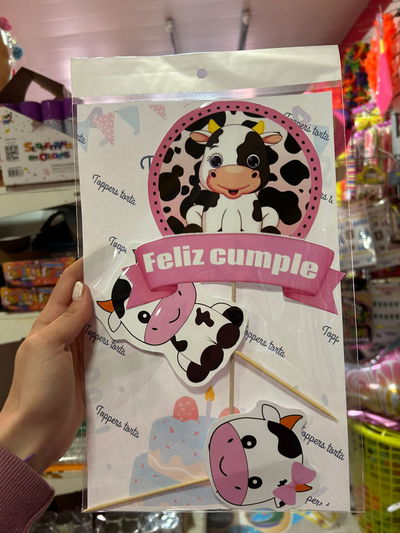 TOPPER PERSONAJE VACA