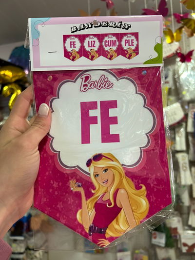 BANDERIN PERSONAJE BARBIE