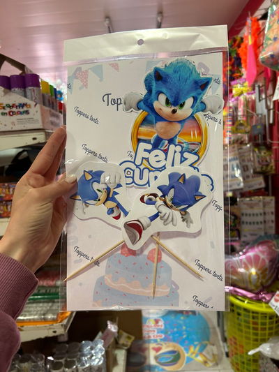 TOPPER PERSONAJE SONIC