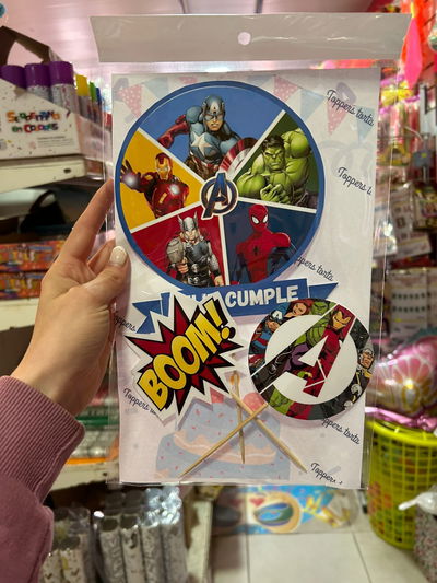 TOPPER PERSONAJE HEROES