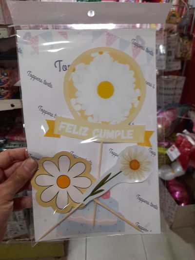 TOPPER PERSONAJE MARGARITAS