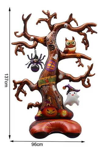 GLOBO ARBOL HALLOWEEN 1.37CM