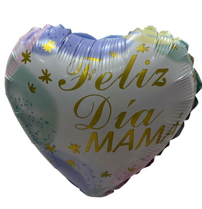 GLOBO FELIZ DÍA MAMÁ 10" X 2 UNIDADES