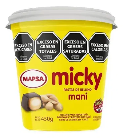RELLENO MANI MAPSA X 450GR SIN TACC