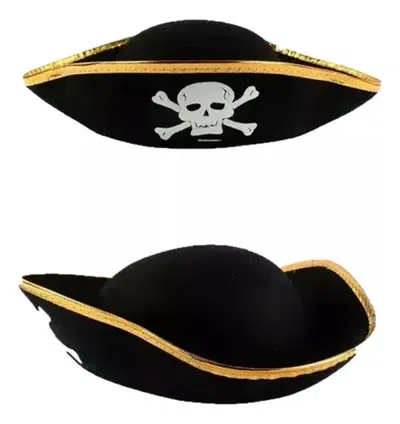 SOMBRERO PIRATA X 2 UNIDADES HALLOWEEN