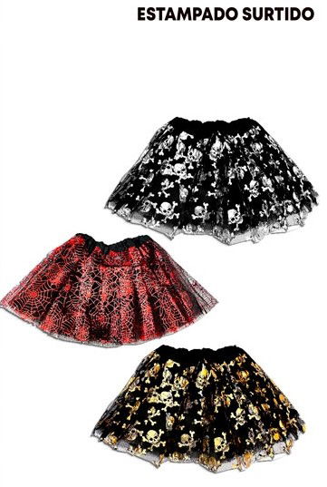 TUTU 3 CAPAS 30CM ESTAMPADO