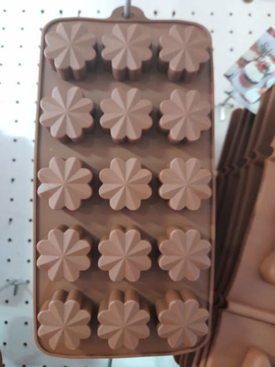 MOLDE BOMBON SILICONA FLOR FACETADA