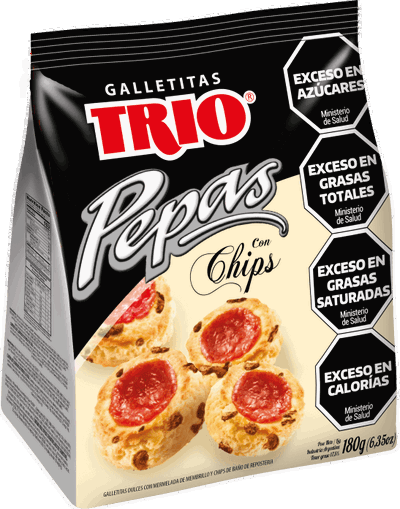 GALLETITA TRIO PEPAS CON CHIPS X 180GR (1 UNIDAD)