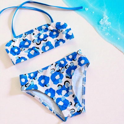 Bikini Flor Azul