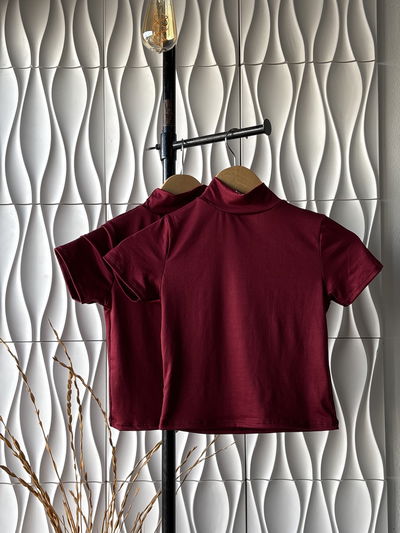 Remera cuellito/ Modal sofs
