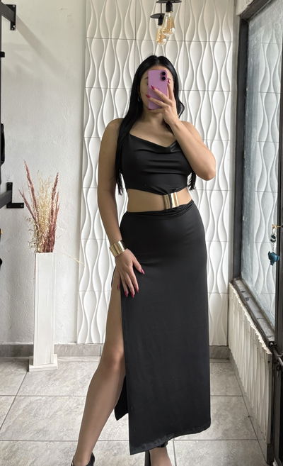 VESTIDO BUCHE/ HEBILLA