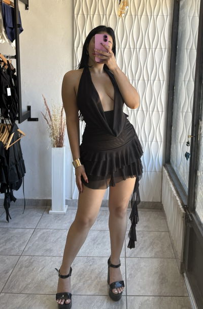 VESTIDO VOLADOS/ TULL