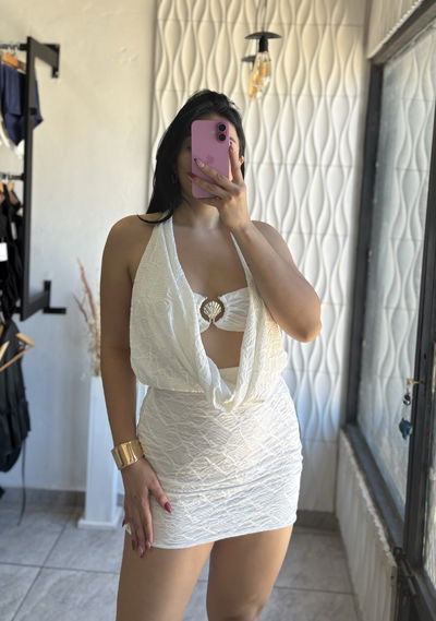 VESTIDO BUCHE/ ESPALDA DESCUBIERTA