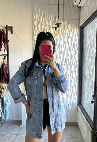 CAMPERA JEANS/ EXTRA LARGA 