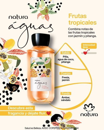 ÁGUAS COLONIA FRUTAS TROPICALES 150ML