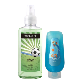 COLONIA UOMO 140ML + GEL PARA PEINAR 95ML