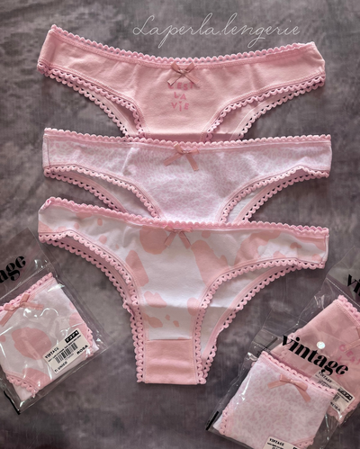 Vedetinas NAVIDAD de VINTAGE de algodón pack x3 (también x UNIDAD) 