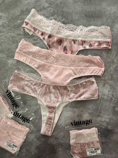 PACK X3 DE LESS MICROFIBRA Y PUNTILLA NAVIDEÑAS,VINTAGE