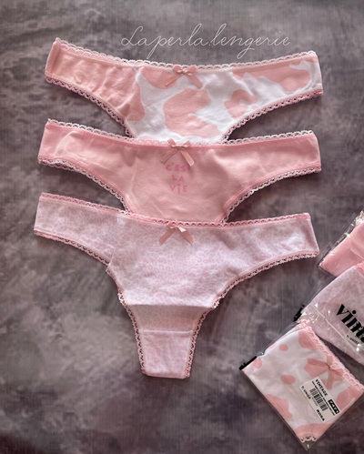 Colaless NAVIDEÑAS de VINTAGE pack x3 de algodón 