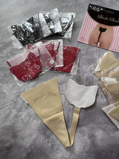 Tanga invisible de latex con silicona CONCHERO (reutilizable)