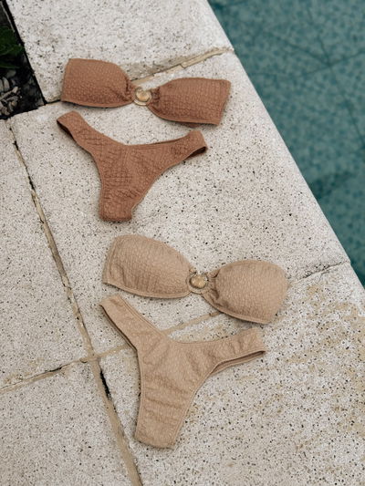 Bikini CARACOL corpis strapless y less