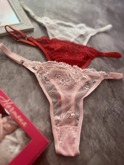 Pack x3 de colaless regulables de encaje 8006