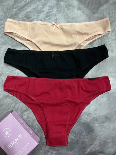 Vedetinas Especial Berlin Art 580 De Algodón Y Lycra Pack X3