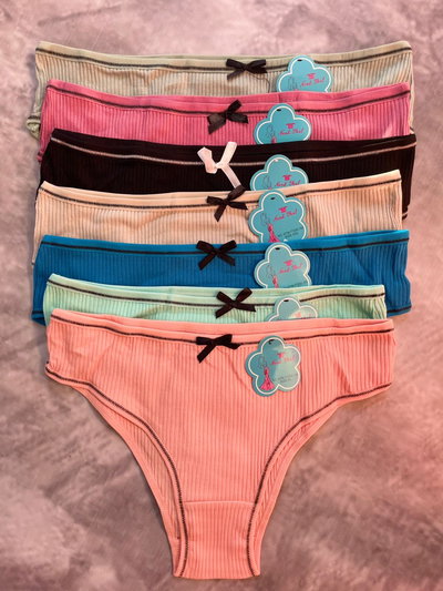 Pack x2 de vedetinas de algodón simil morley (HASTA EL TALLE 3XL)   