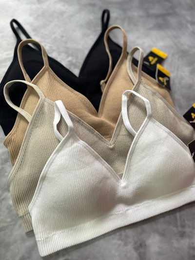 CAPICUA corpiños tipo top con tazas desmontables, de morley