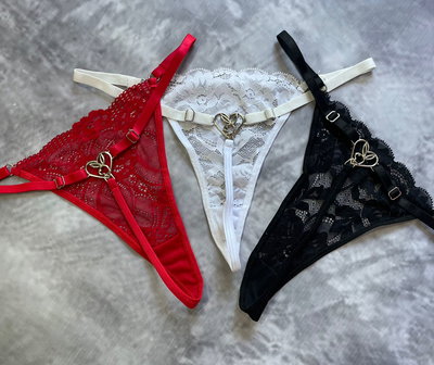 Colales regulables hilo encaje con Conejito PlayBoys