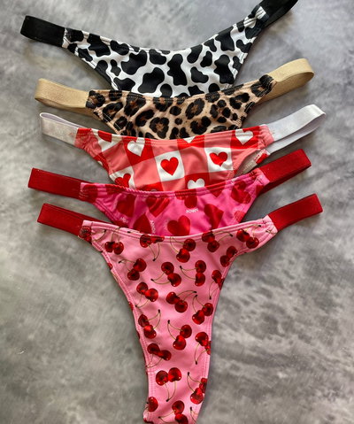 Bombis colaless estampadas, Elástico ancho