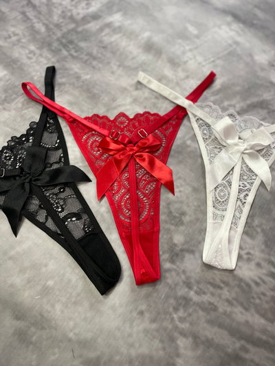 Colales de hilo regulables con moño EROTICA